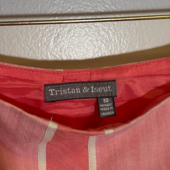 Tristan & Iseut Pink Flared Skirt - Women's Size Medium - Picture 5 of 8